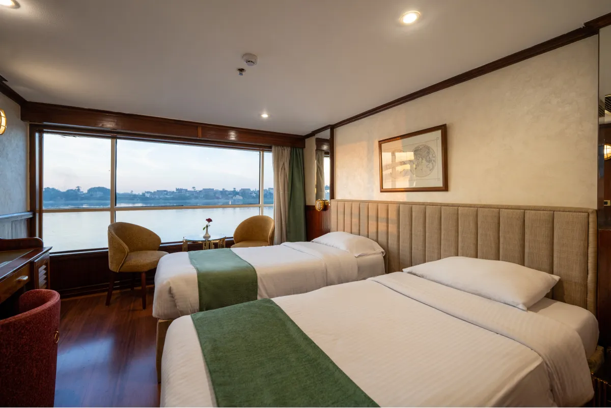 Cabin aboard the Magic I Nile Cruise Nile cruise